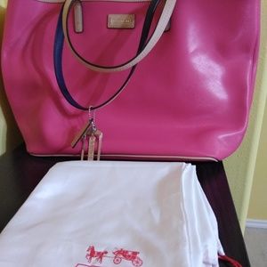 Pink Coach bag